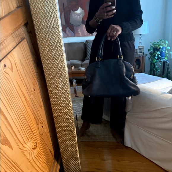 Beautiful vintage JCREW large, genuine pebble leather satchel. - Picture 9 of 14